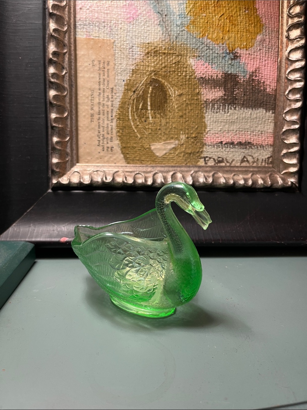 Vintage swan dish